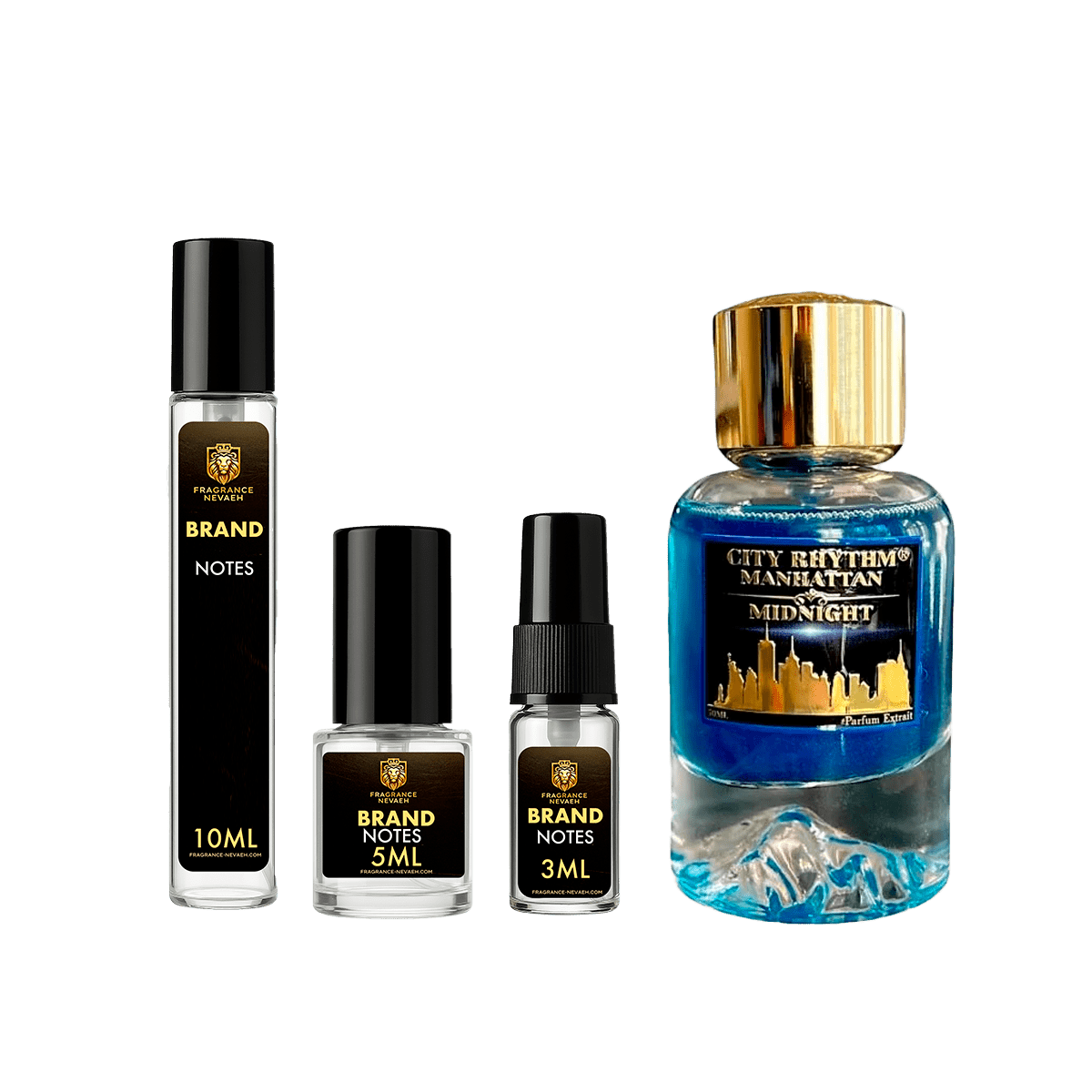 Manhattan Midnight DecantExtrait de ParfumCity RhythmFragrance Nevaeh