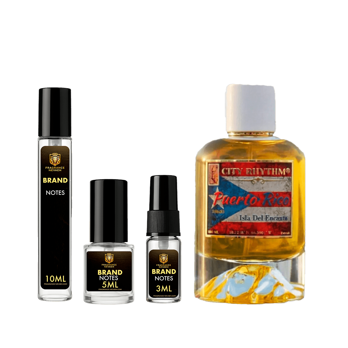 Puerto Rico DecantExtrait de ParfumCity RhythmFragrance Nevaeh