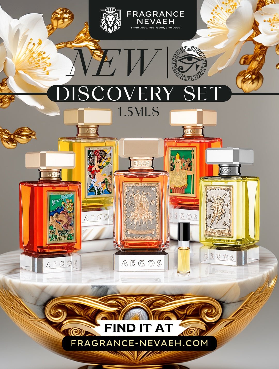 Argos Discovery Sample Set – 1.5ml Decants (Sample)Discovery SetsArgosFragrance Nevaeh