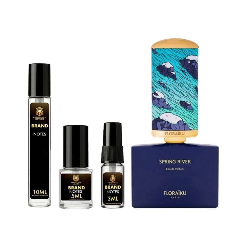 Floraïku Spring River bottle and decant spray vials
