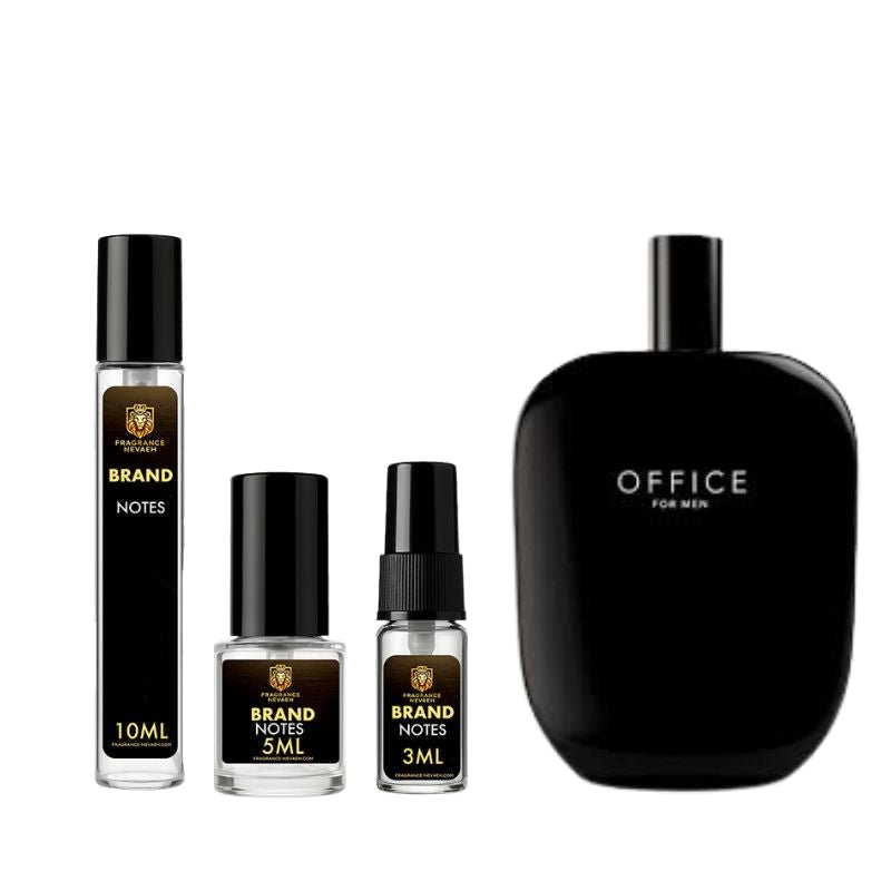 Fragrance One Office for Men bottle and decant spray vials