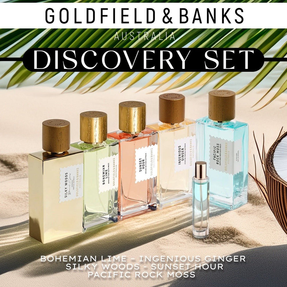 Goldfield & Banks Sample Set – 1.5ml Decants (Sample)Discovery SetsGoldfield and BanksFragrance Nevaeh