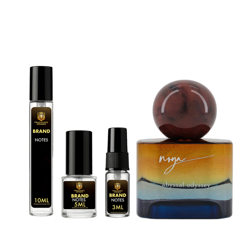 House of Noya Abyssal Odyssey bottle and decant spray vials
