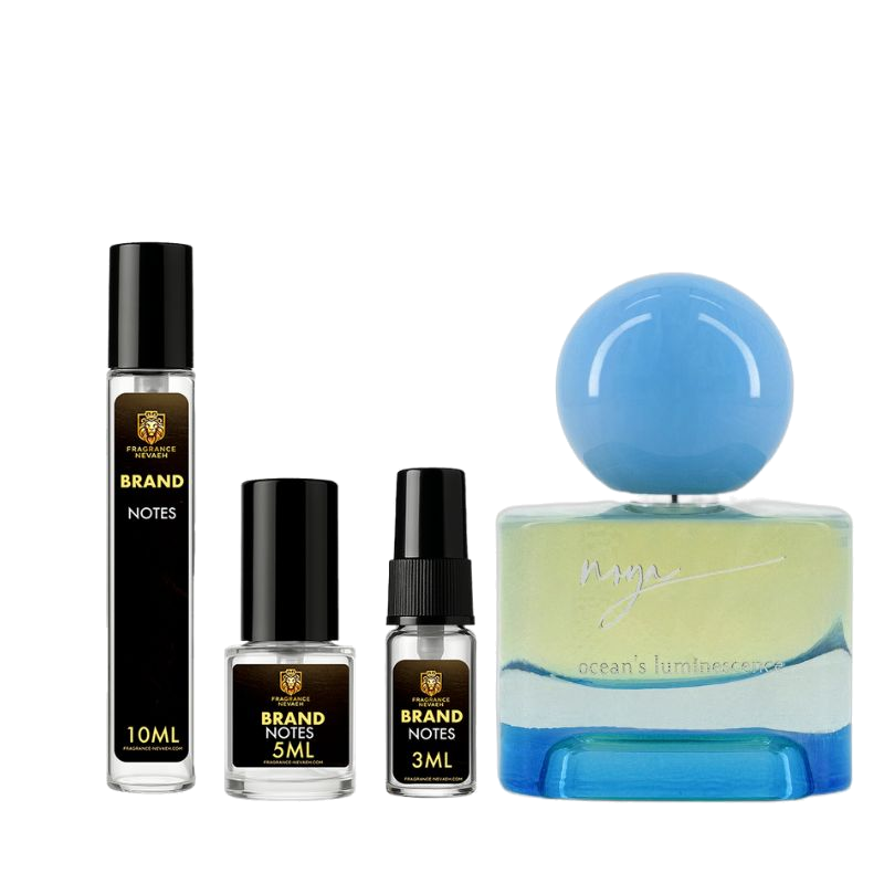 House of Noya Ocean’s Luminescence bottle and decant spray vials