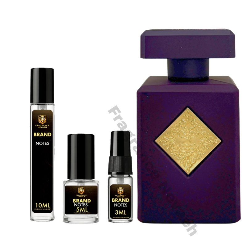 Initio Parfums Privés Side Effect bottle and decant spray vials