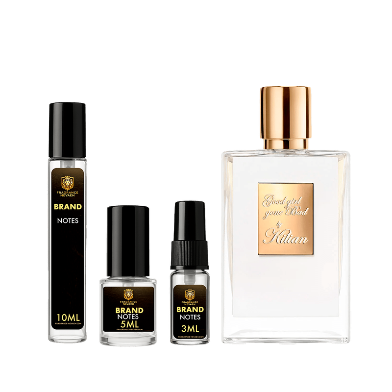 Kilian Good Girl Gone Bad bottle and decant spray vials