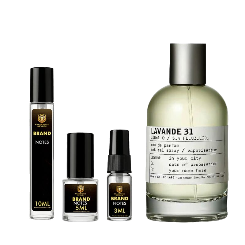 Le Labo Lavande 31 bottle and decant spray vials