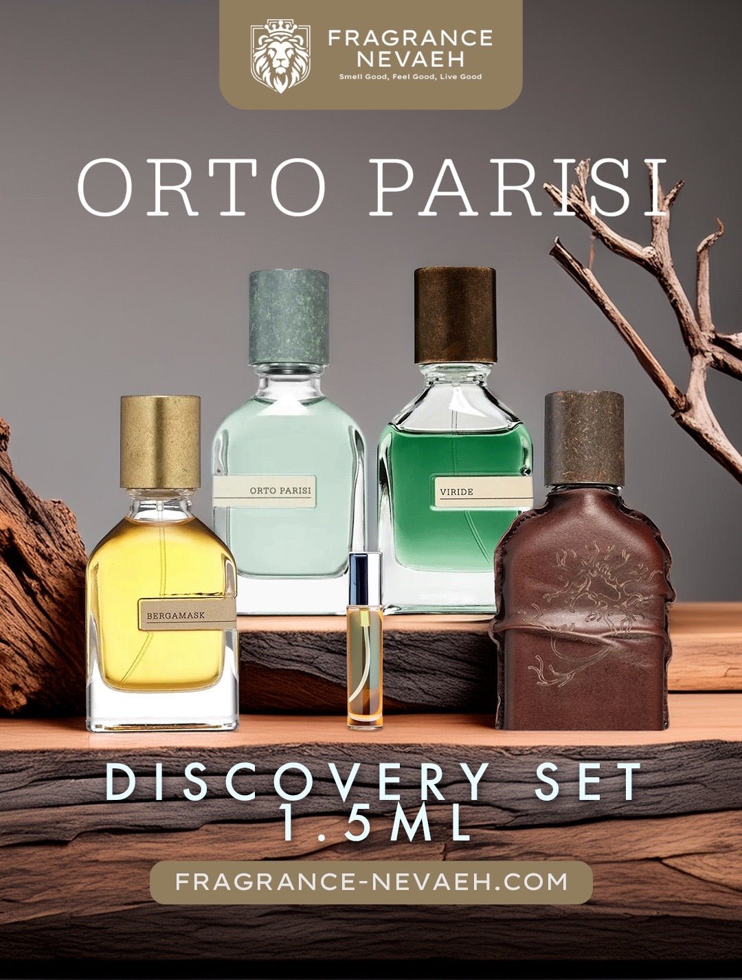 Orto Parisi Discovery Sample Set – 1.5ml Decants (Sample)Discovery SetsOrto ParisiFragrance Nevaeh