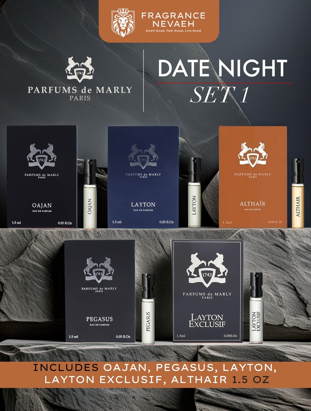 Parfums de Marly Men's Date Night SetDiscovery SetsFragrance NevaehFragrance Nevaeh