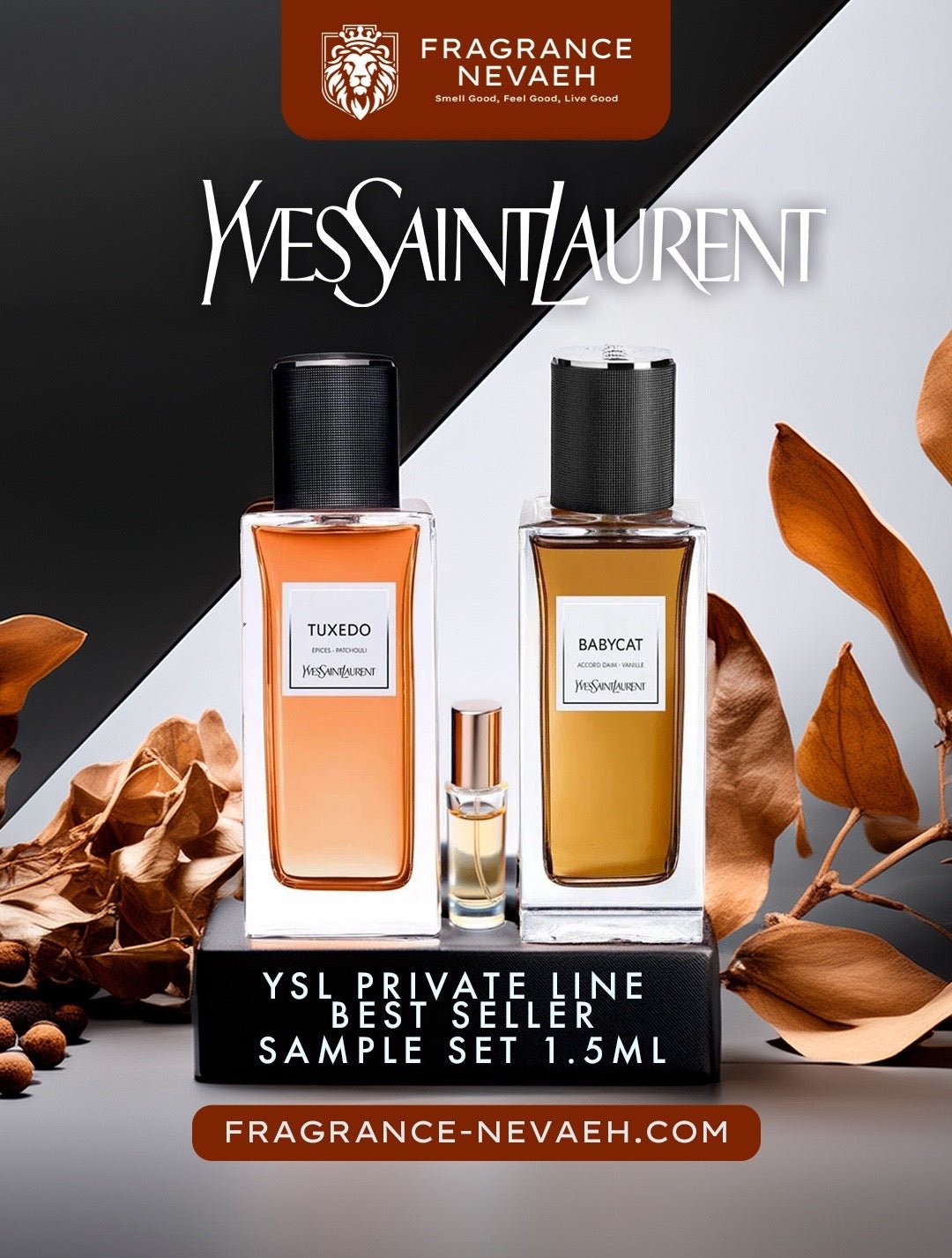 YSL Private Line Best Seller Sample Set – 1.5ml Decants (Sample)Discovery SetsYves Saint LaurentFragrance Nevaeh